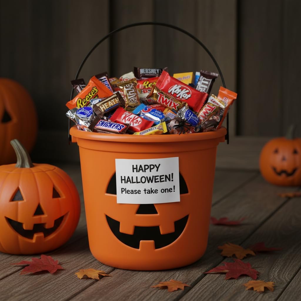 Halloween Chocolate Candy Variety Pack - 2lb Bulk Candy Individually Wrapped - Assorted Halloween Candy for Trick or Treat, Party Favors, Goodie Bags and Pinatas - 2 Pounds