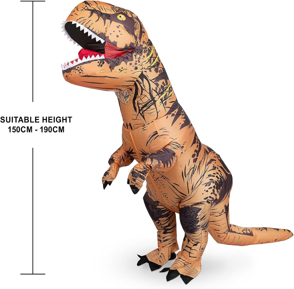 Inflatable Dinosaur Costume Adult,T-Rex Blow Up Cosplay Halloween