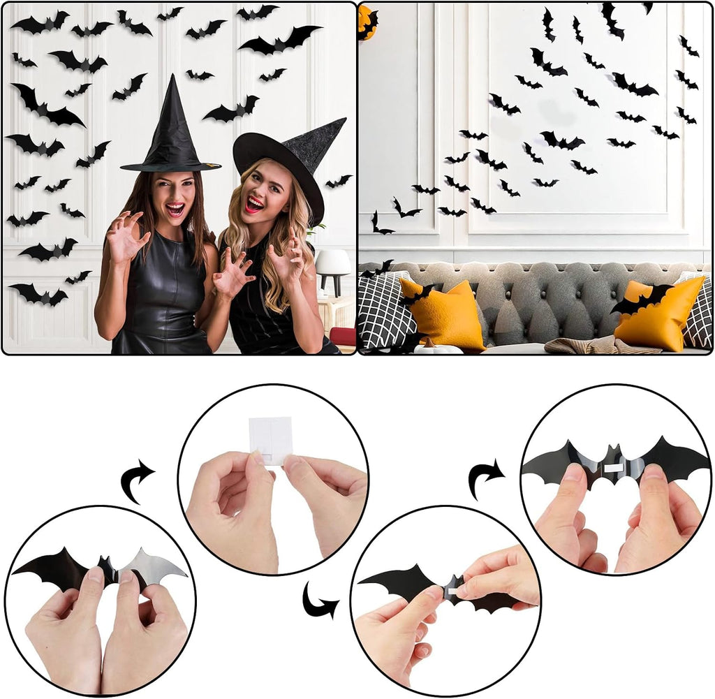 5Pack Halloween Spiderweb Tablecloth Runner Fireplace Scarf Lampshade Bats