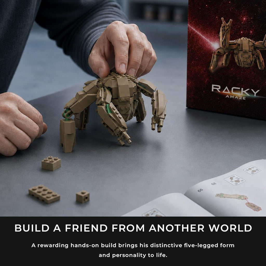 AMAZE Rocky Collectible Building Set, Sci-Fi Alien Figurine Toy, 335 Pieces