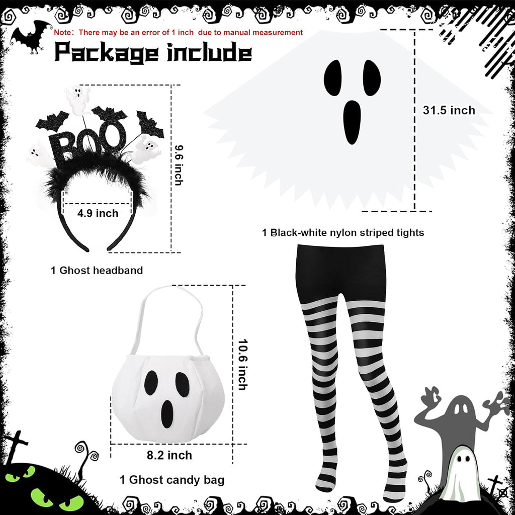 Halloween Costumes for Women Adult,Glow in Dark Ghost Costume Women