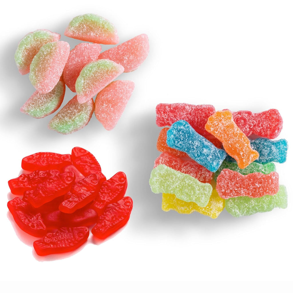 SOUR PATCH KIDS, SWEDISH FISH Soft & Chewy Candy Variety Pack, 80 ct