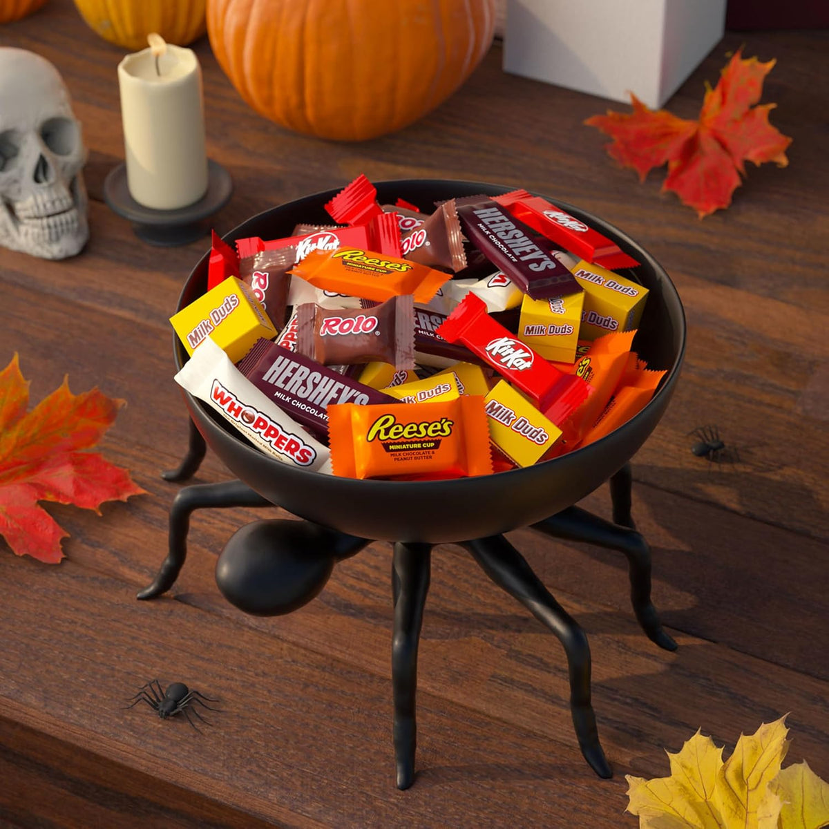 Hershey Miniatures Assorted Flavored, Halloween Candy Bulk Bag, 78.24 oz (275 Pieces)