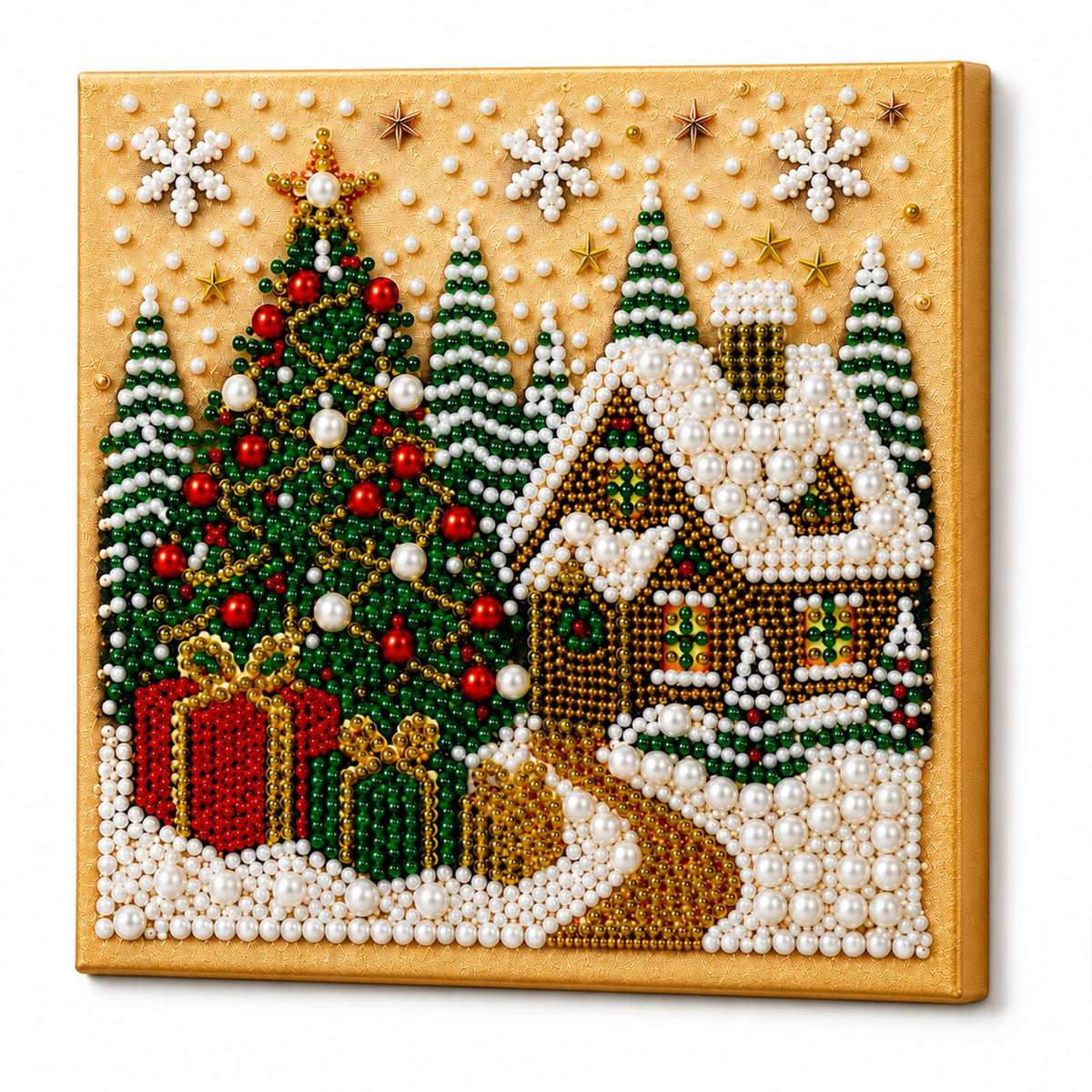 Diamond and Pearl Art Kits for Adults, Halloween Decorations, Framed Decor