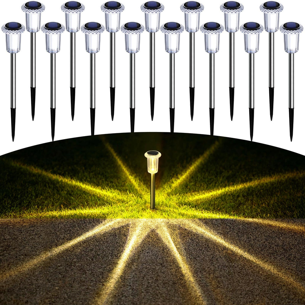 DenicMic Solar Halloween Lights Outdoor Waterproof 10 Pack Halloween Decor