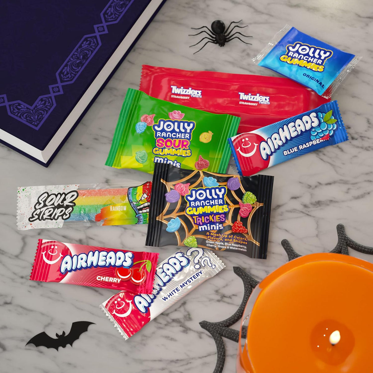 Hershey's Assorted Fruit Flavored Halloween Candy Bulk Pack, 24.39 oz