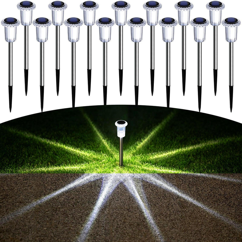DenicMic Solar Halloween Lights Outdoor Waterproof 10 Pack Halloween Decor