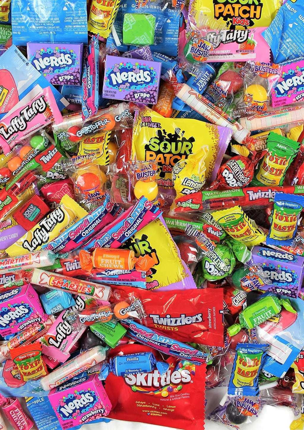 Ultimate Assorted Candy Party Mix - 2 LB Bag - Mega Variety Bulk Assortment - Individually Wrapped Candy - Queen Jax - Variety Pack