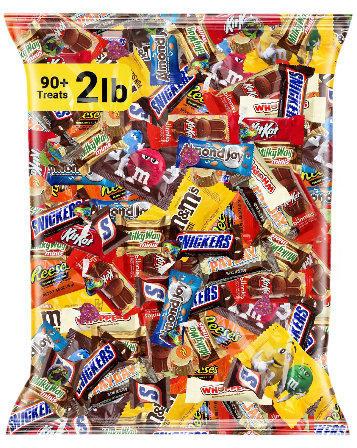 Halloween Chocolate Candy Variety Pack 5 lb, 225 Ct, Fun Size Mix